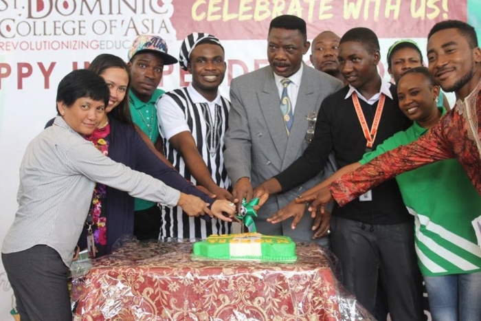 Nigerian students celebrate their 56th Independence Day