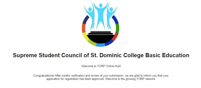 Supreme Student Council is now YORP registered